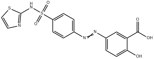柳氮磺噻唑, 515-58-2, 结构式