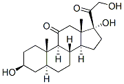 Allopregnane-3B,17ALPHA,21-triol-11,20-dione 结构式