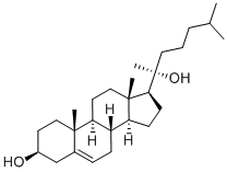20Α-羟基胆固醇, 516-72-3, 结构式