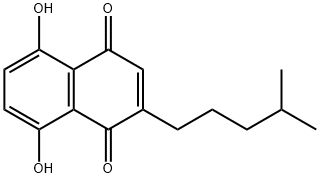 紫草烷, 517-90-8, 结构式