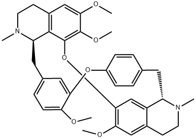 汉防己甲素, 518-34-3, 结构式