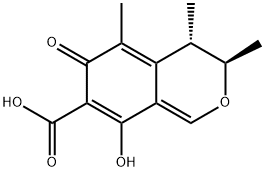 桔霉素, 518-75-2, 结构式