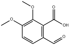 2-羧基-3,4-二甲氧基苯甲醛, 519-05-1, 结构式