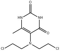 甲尿嘧啶氮芥, 520-09-2, 结构式