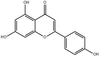 アピゲニン 化学構造式