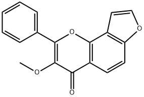 干华豆晶 4, 521-88-0, 结构式