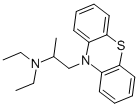 乙丙嗪, 522-00-9, 结构式