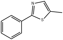 5-甲基-2-苯基噻唑, 5221-69-2, 结构式