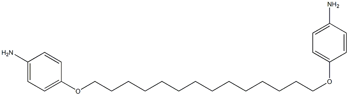 4,4'-(1,14-Tetradecanediyl)dioxydianiline 结构式