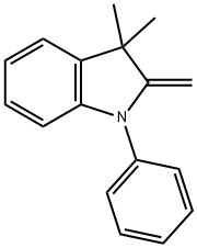 3,3-DIMETHYL-2-METHYLENE-1-PHENYLINDOLINE, 5227-71-4, 结构式