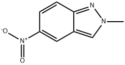 2-甲基-5-硝基-2H-吲唑 结构式