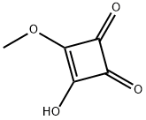 1-Methoxy-2-hydroxycyclobutene-3,4-dione 结构式
