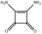 3,4-二氨基-3-环丁烯-1,2-二酮, 5231-89-0, 结构式