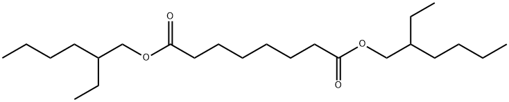 辛二酸双(2-乙基)己酯 结构式