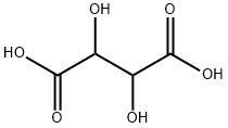 酒石酸, 526-83-0, 结构式