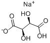 酒石酸氢钠单水合物, 526-94-3, 结构式