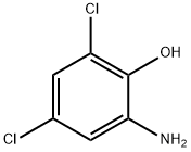 4,6-二氯-2-氨基苯酚, 527-62-8, 结构式