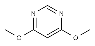 4,6-ジメトキシピリミジン 化学構造式