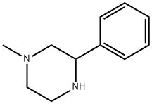 1-甲基-3-苯基哌嗪, 5271-27-2, 结构式