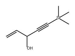 5-TRIMETHYLSILYL-1-PENTEN-4-YN-3-OL 结构式