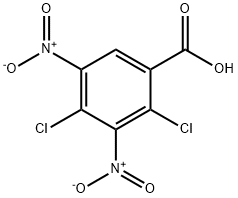 2,4-二氯-3,5-二硝基苯甲酸, 52729-03-0, 结构式