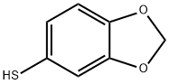 3,4-亚甲二氧基苯硫酚 结构式