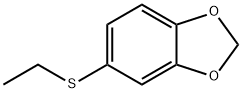 5-(乙基硫代)苯并[D][1,3]1,3-二氧杂环戊烯 结构式