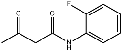 N-(2-FLUOROPHENYL)-3-OXOBUTANAMIDE 结构式
