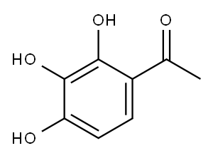 2,3,4-三羟基苯乙酮, 528-21-2, 结构式