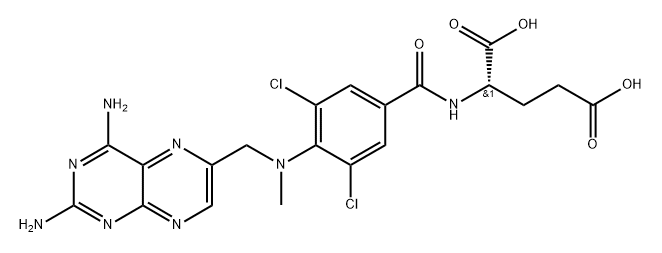 Dichloromethotrexate, 528-74-5, 结构式