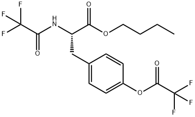 N,O-Bis(trifluoroacetyl)-L-tyrosine butyl ester 结构式