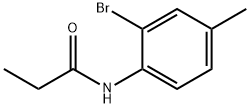 N-(2-溴-4-甲基苯基)丙胺, 5285-53-0, 结构式