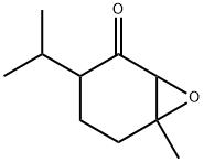 6-甲基-3-(1-甲基乙基)-7-氧杂双环[4.1.0]庚烷-2-酮	, 5286-38-4, 结构式