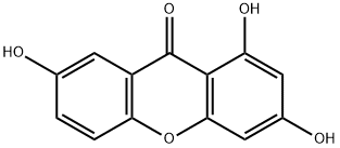 1,3,7-三羟基-9H-氧杂蒽-9-酮, 529-49-7, 结构式