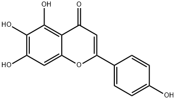野黄芩素, 529-53-3, 结构式