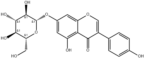 染料木苷 结构式