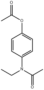 N-[4-(Acetyloxy)phenyl]-N-ethylacetamide 结构式