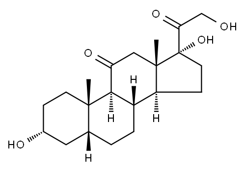 四氢可的松, 53-05-4, 结构式