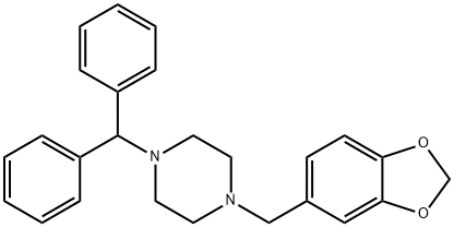 美地巴嗪, 53-31-6, 结构式