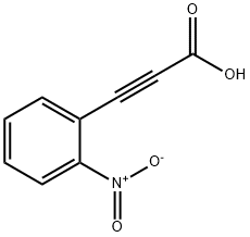 2-NITROPHENYLPROPIOLIC ACID, 530-85-8, 结构式