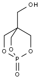 2,6,7-三氧杂-1-磷杂双环(2.2.2)辛烷-4-甲醇-1-氧化物, 5301-78-0, 结构式