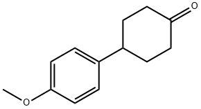 4-(4-甲氧基苯基)环己酮, 5309-16-0, 结构式