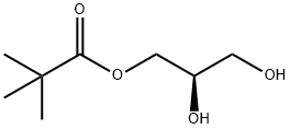 Pivalic acid (S)-2,3-dihydroxypropyl ester 结构式