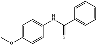 Benzenecarbothioamide, N-(4-methoxyphenyl)- 结构式