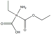 1,1-Hydrazinedicarboxylic acid diethyl ester 结构式