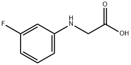 (3-氟苯基)甘氨酸 结构式