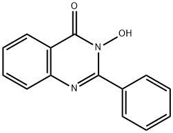 3-羟基-2-苯基喹唑啉-4(3H)-酮, 5319-72-2, 结构式