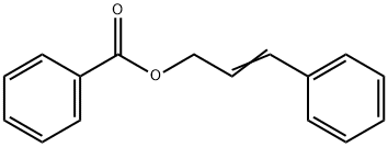 3-苯基-2-丙烯醇苯甲酸酯 结构式