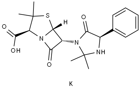 海他西林钾盐 结构式