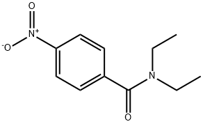 N,N-二乙基-4-硝基苯甲酰胺 结构式